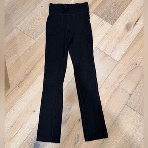 lululemon athletica Black Straight Leg Pants